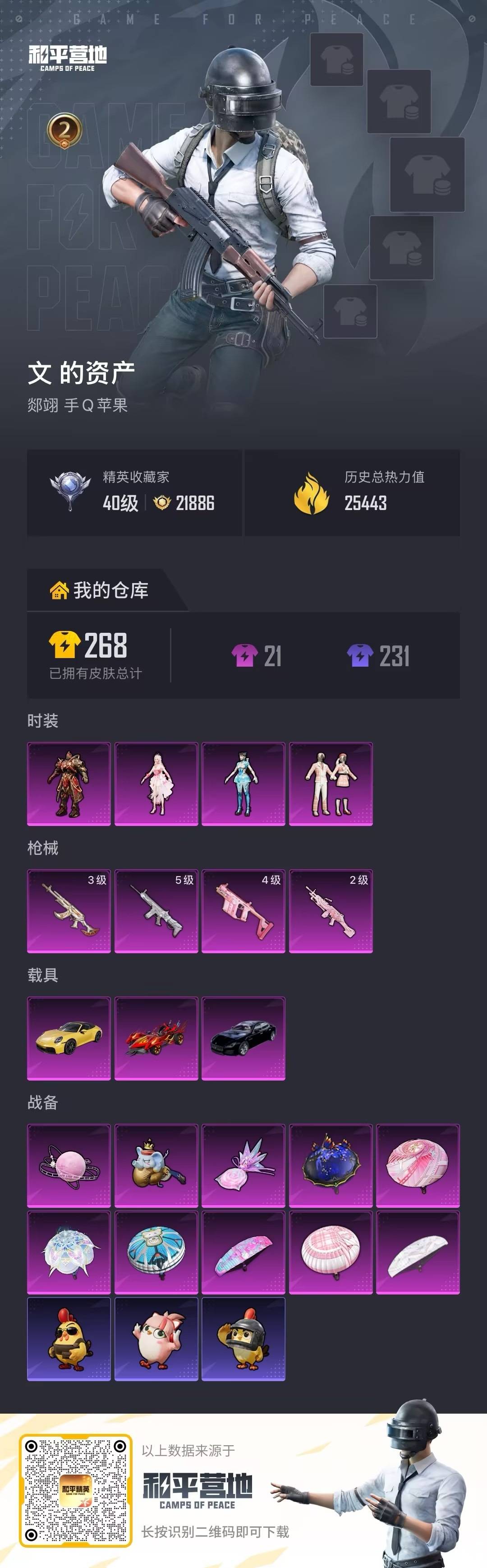 HPLX4139818和平精英账号详情图6