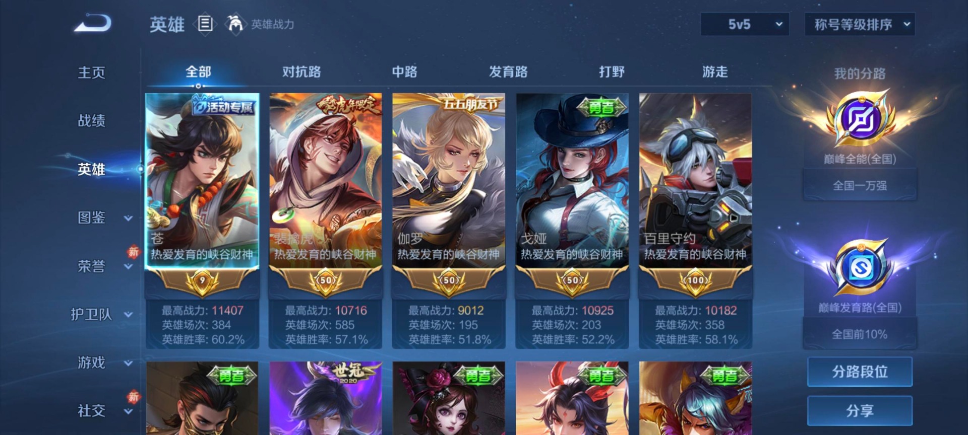 WZLX4253531王者荣耀账号详情图7