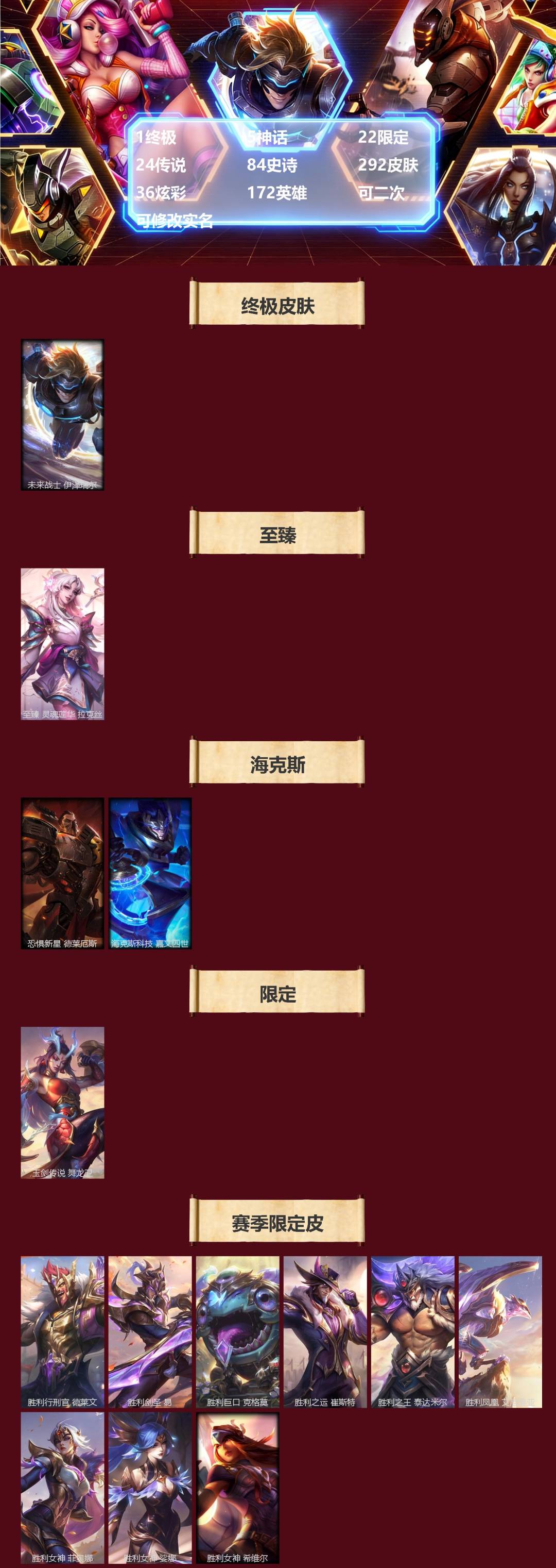 LOLQM424980英雄联盟账号详情图3
