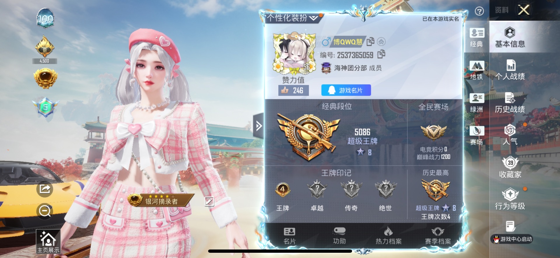 HPLX4140085和平精英账号详情图23