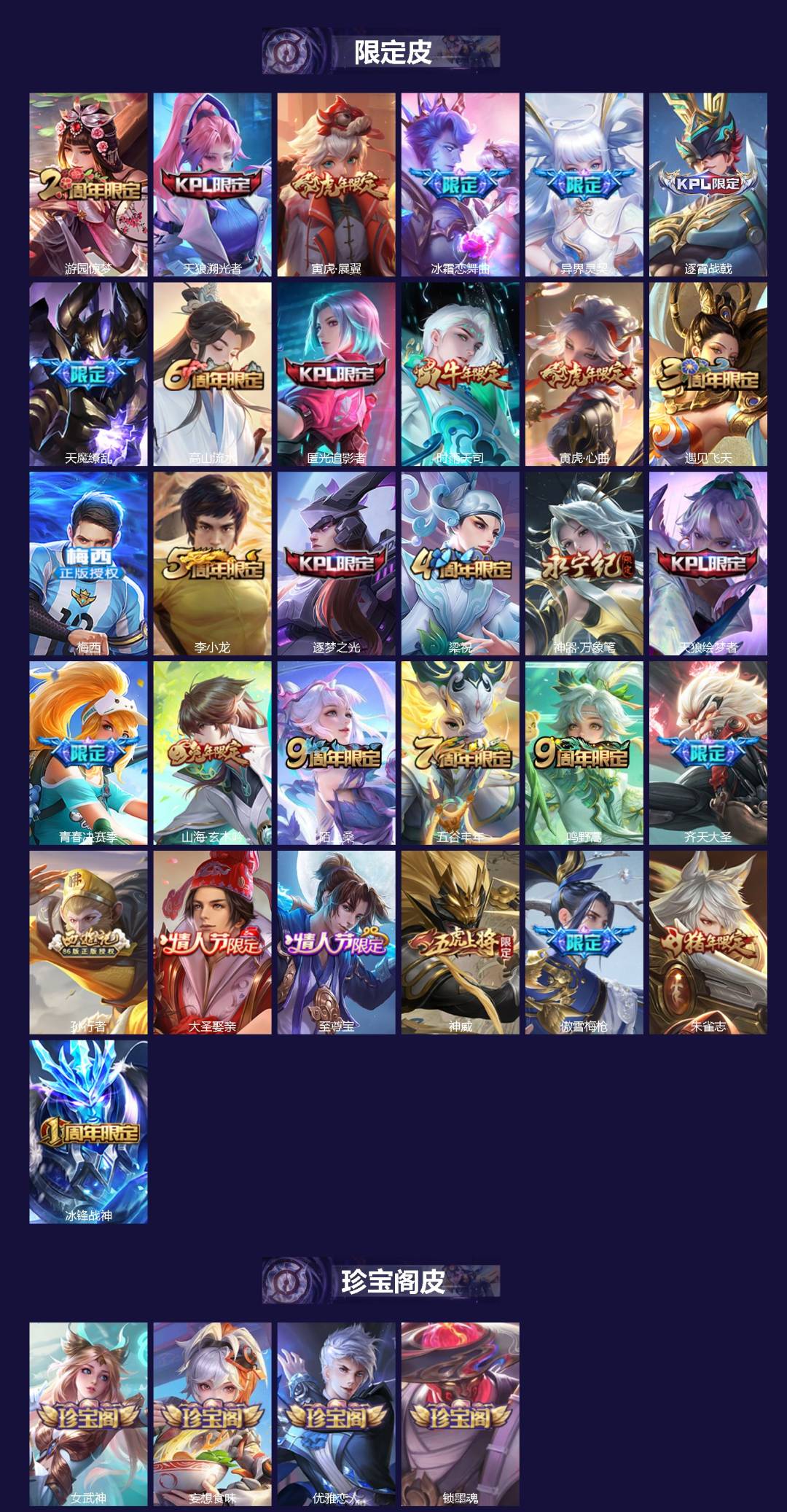 WZQM4254798王者荣耀账号详情图3 WZQM4254798王者荣耀账号详情图3