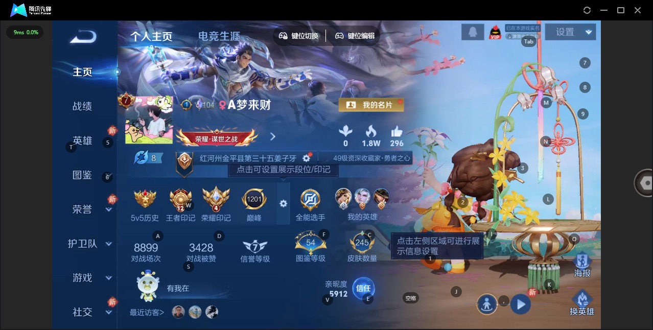 WZQM4255088王者荣耀账号详情图5