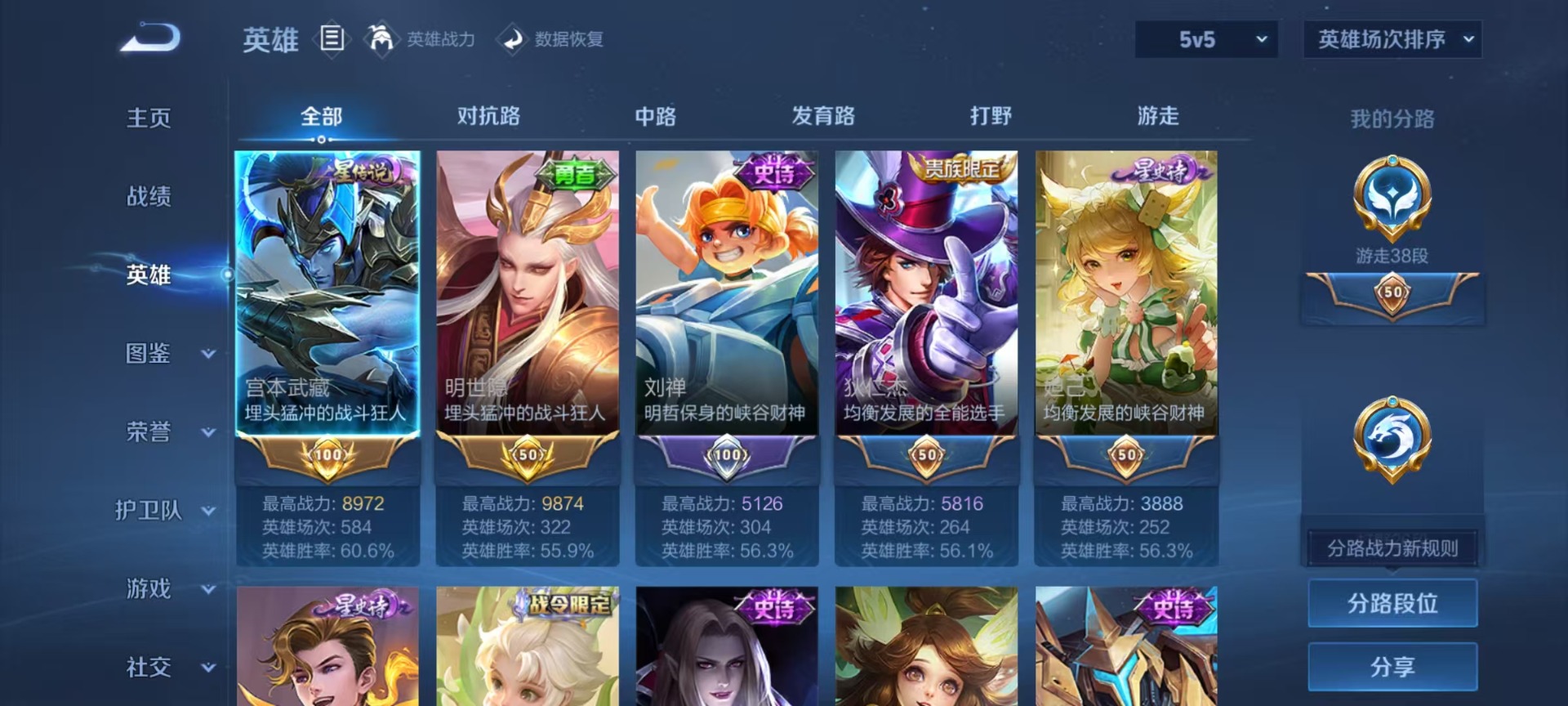 WZLX4274490王者荣耀账号详情图3