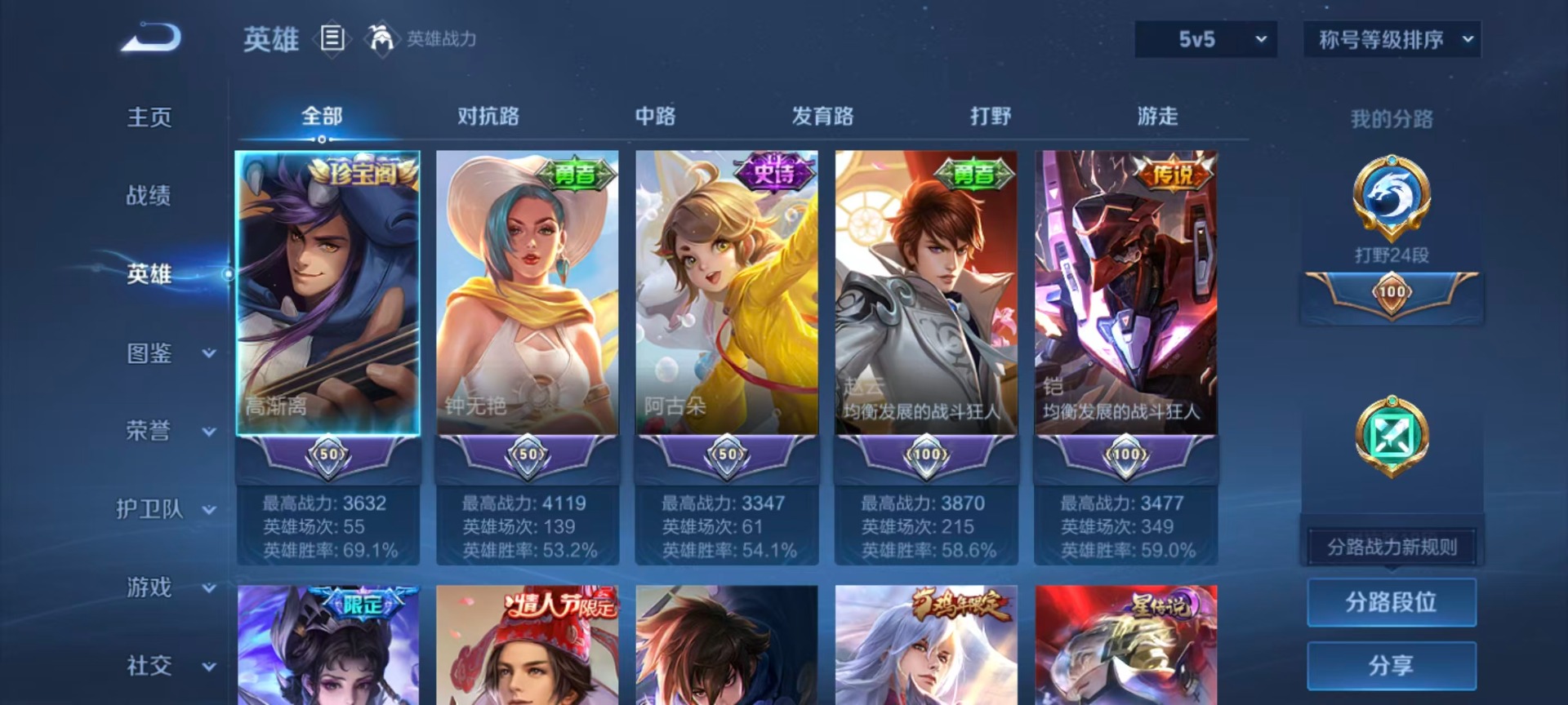 WZLX4255425王者荣耀账号详情图15