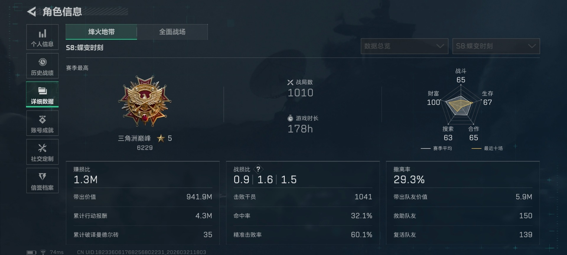 SJZQM479065三角洲行动账号详情图28