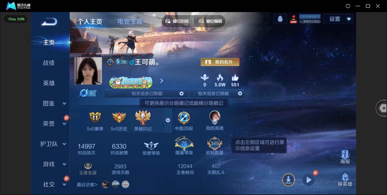 WZLX4255695王者荣耀账号详情图4