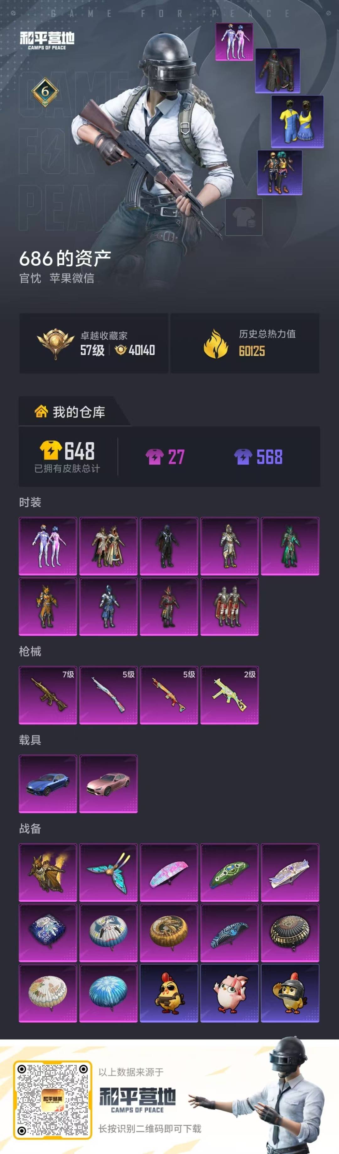 HPLX4142269和平精英账号详情图5