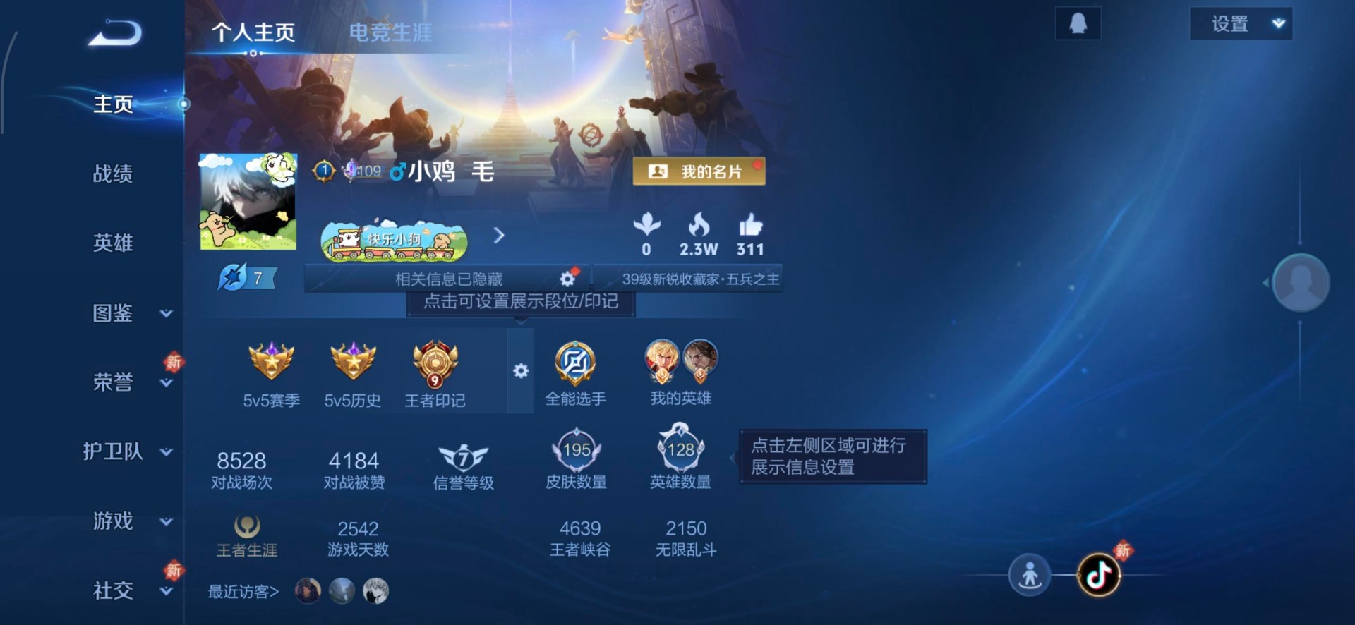 WZLX4257757王者荣耀账号详情图3