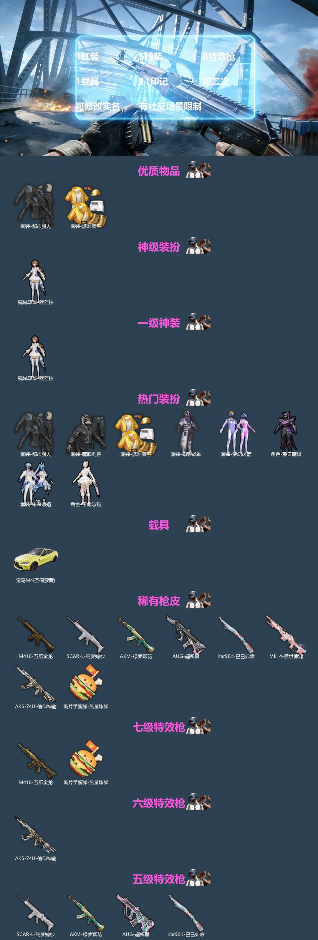 HPQM4142587和平精英账号详情图3