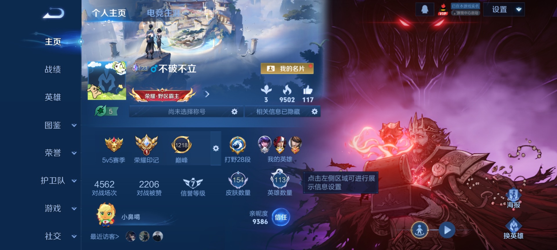 WZQM4258483王者荣耀账号详情图4