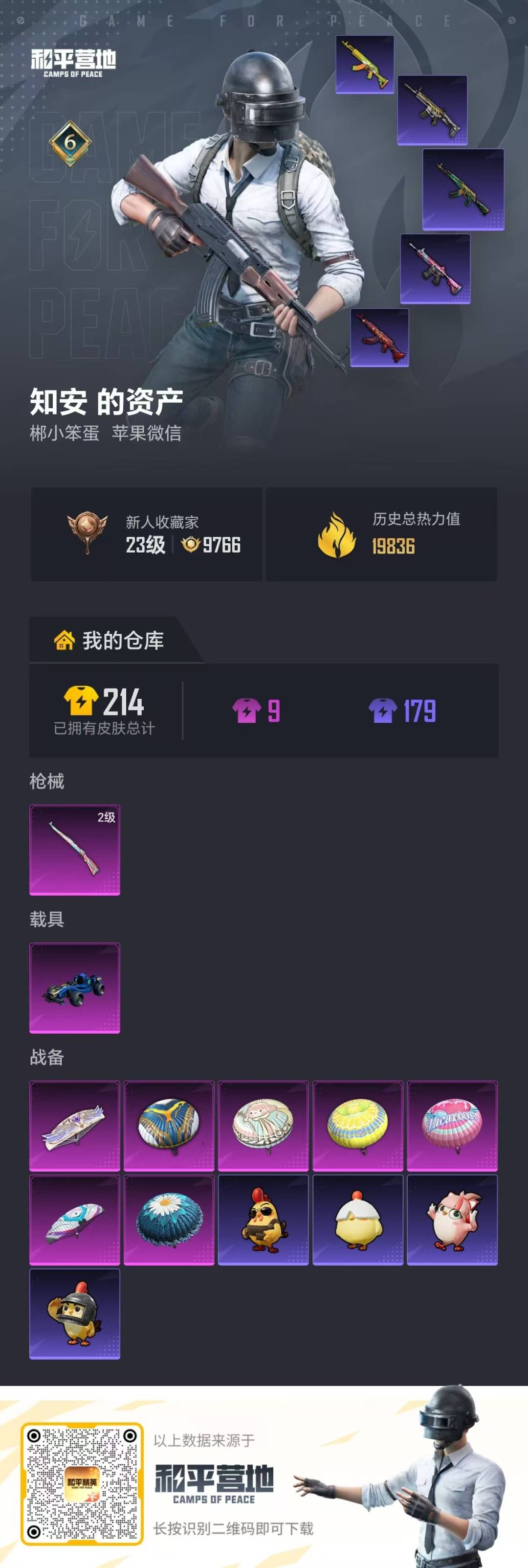 HPLX4160557和平精英账号详情图3 HPLX4160557和平精英账号详情图3