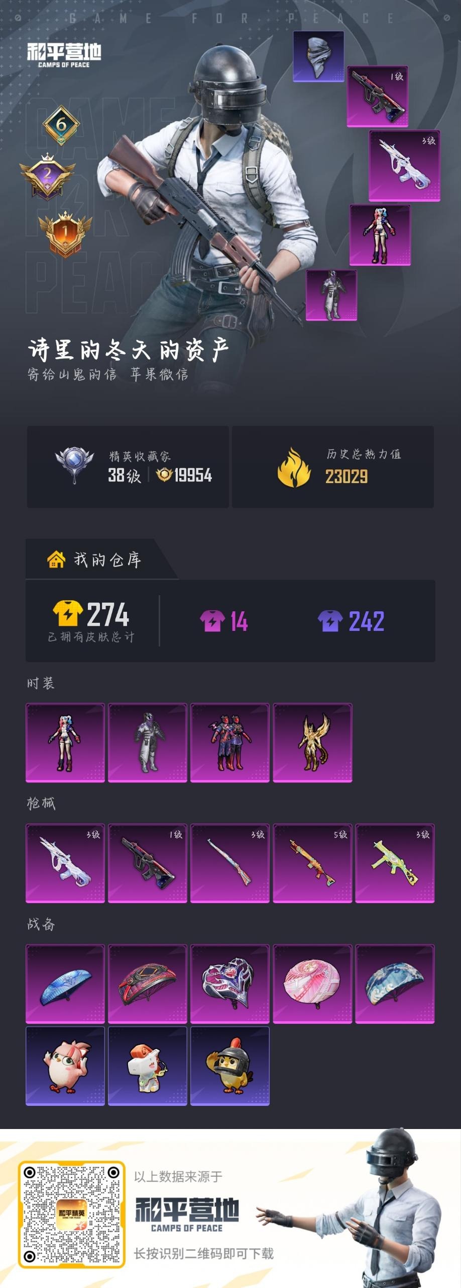 HPLX4143767和平精英账号详情图3