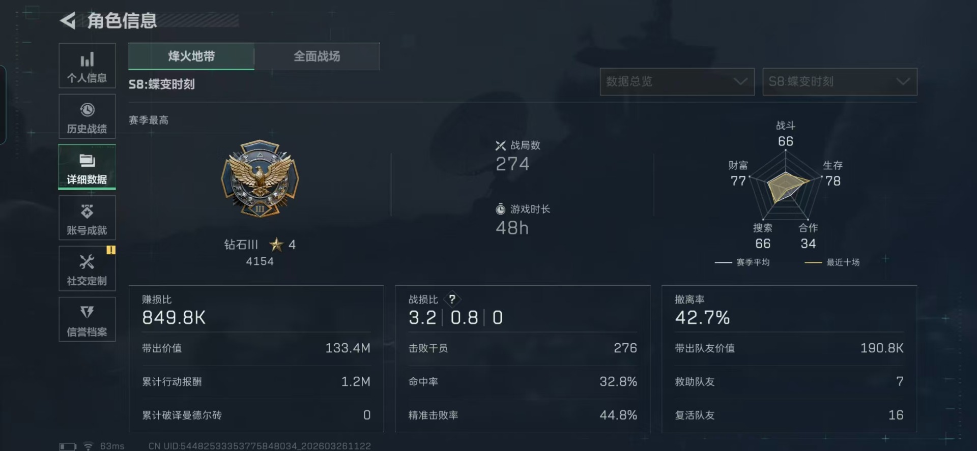 SJZQM487347三角洲行动账号详情图22