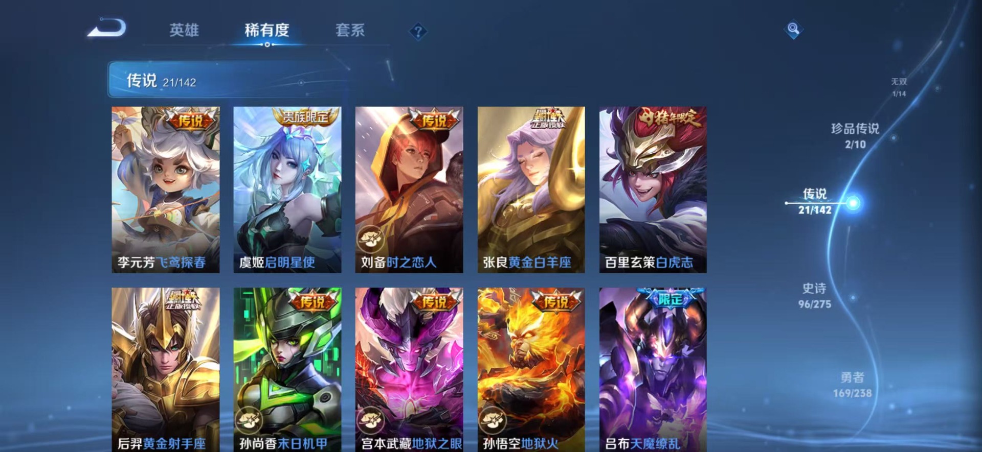 WZLX4284547王者荣耀账号详情图14