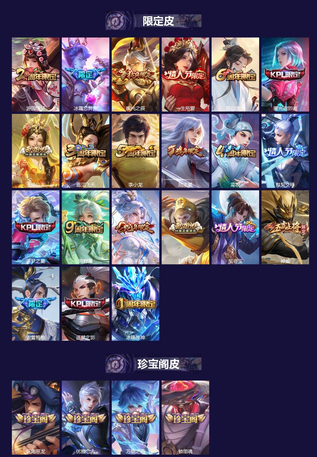 WZLX4260348王者荣耀账号详情图2 WZLX4260348王者荣耀账号详情图2