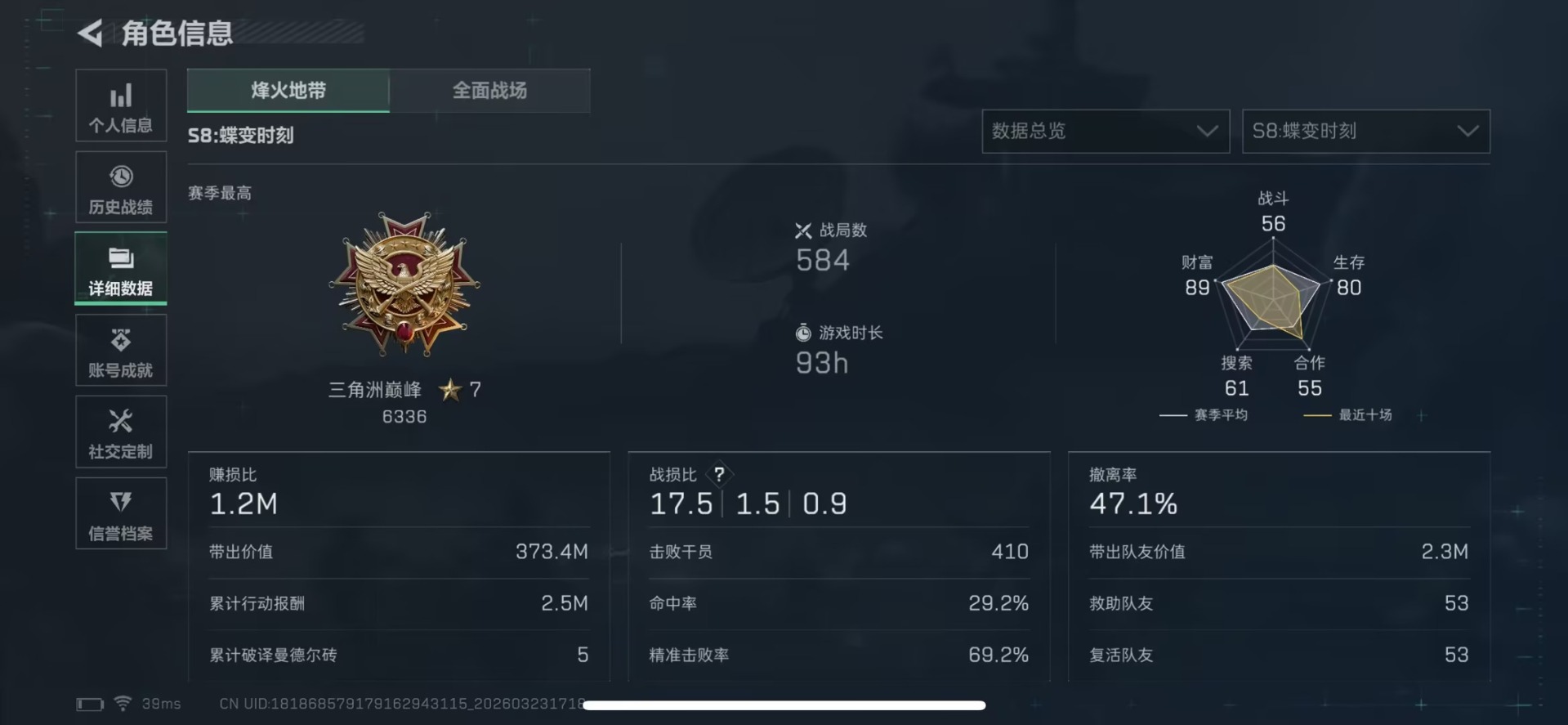 SJZQM481008三角洲行动账号详情图17