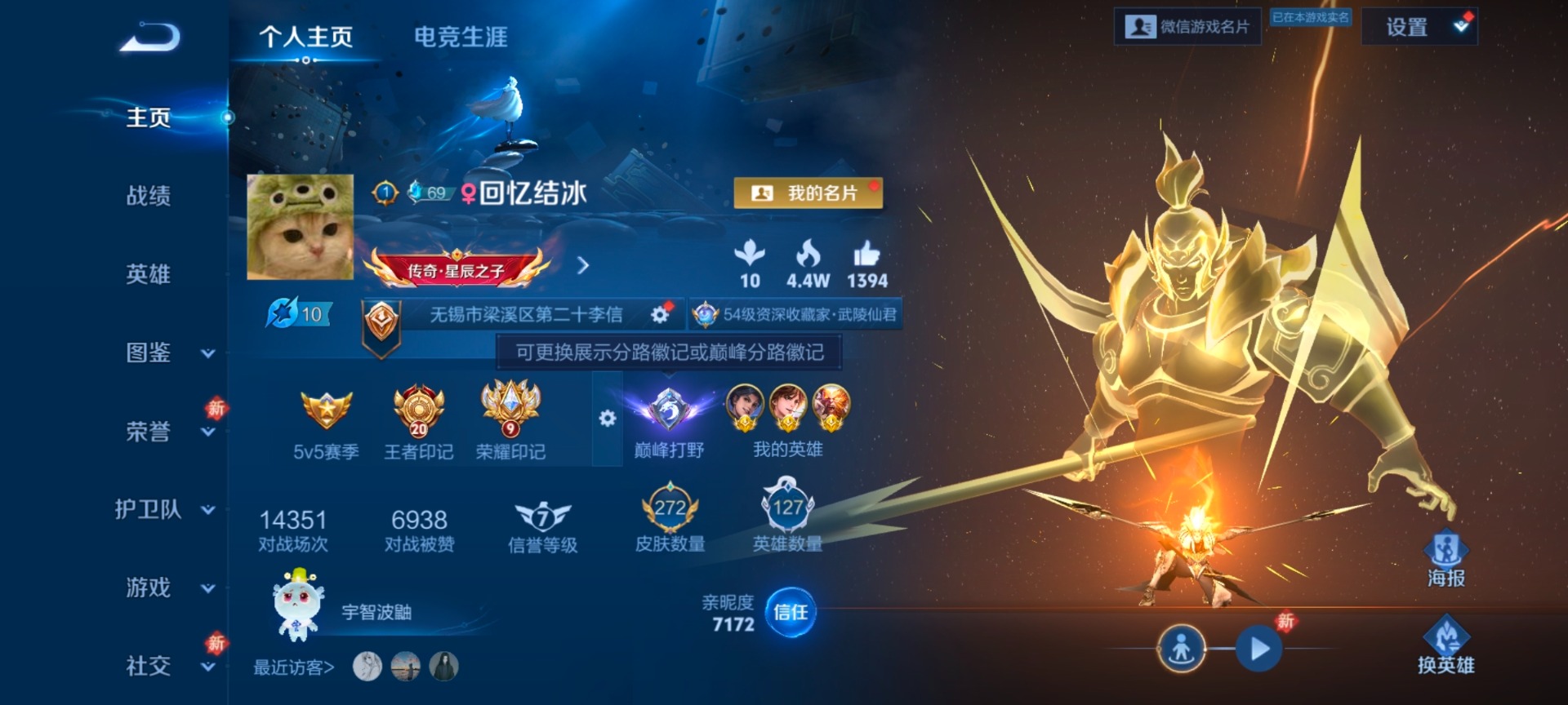 WZQM4262319王者荣耀账号详情图11