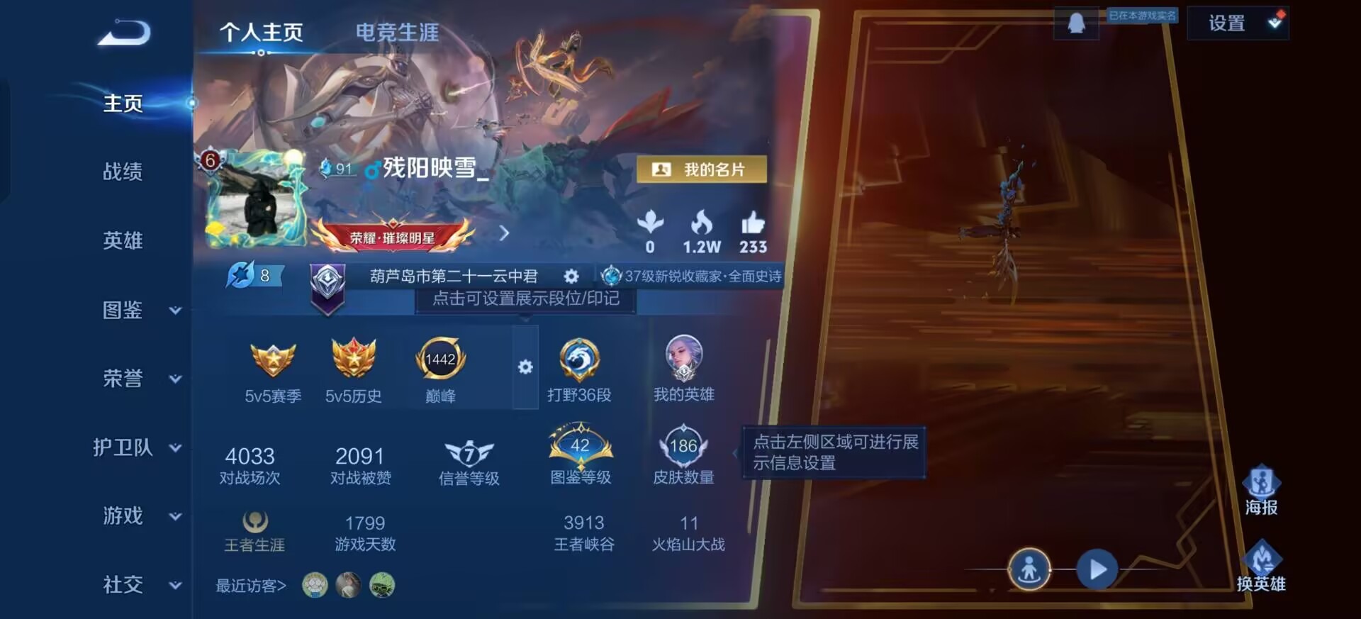 WZLX4280818王者荣耀账号详情图5