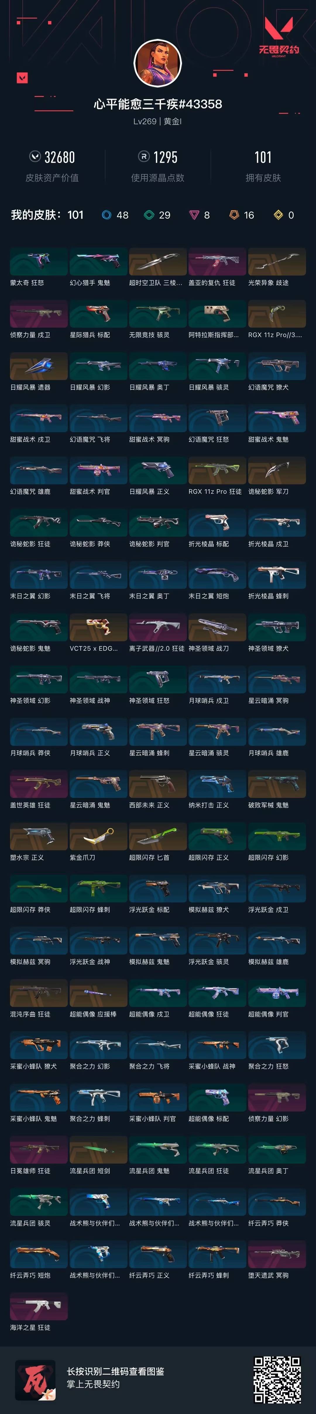 WWQQM424606无畏契约账号详情图6