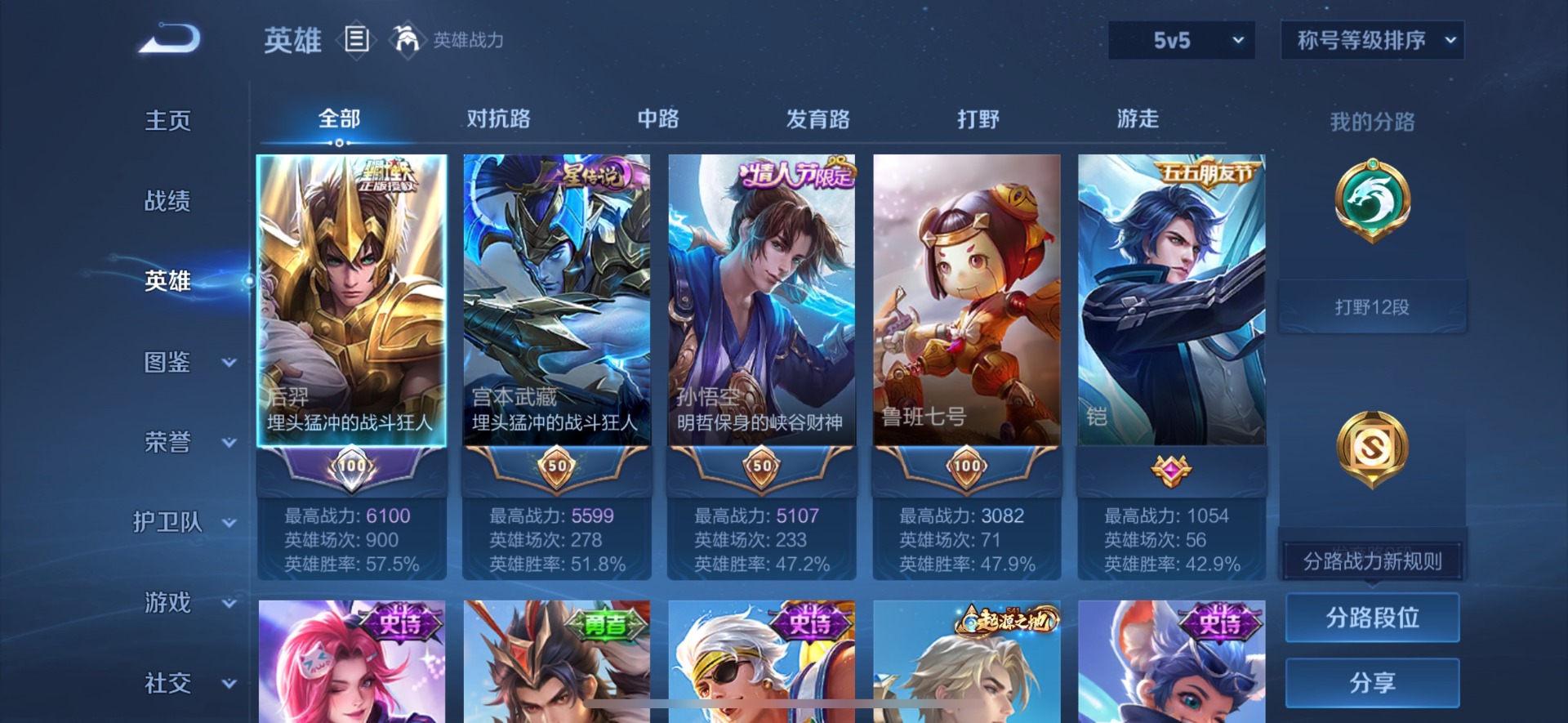 WZLX4267933王者荣耀账号详情图3