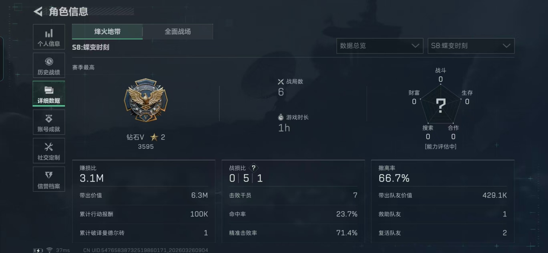 SJZQM482340三角洲行动账号详情图22