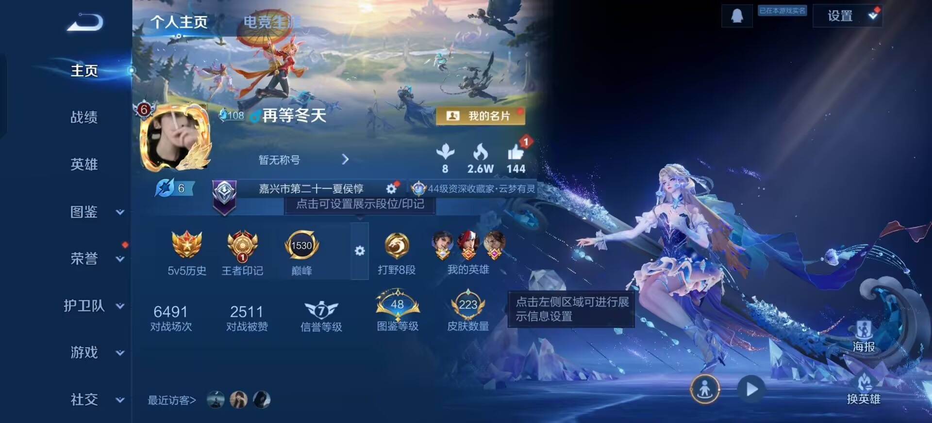 WZQM4265411王者荣耀账号详情图4 WZQM4265411王者荣耀账号详情图4