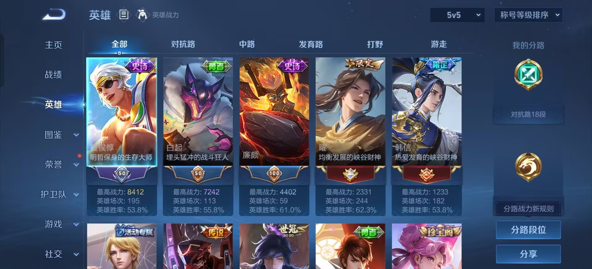 WZQM4265411王者荣耀账号详情图5 WZQM4265411王者荣耀账号详情图5