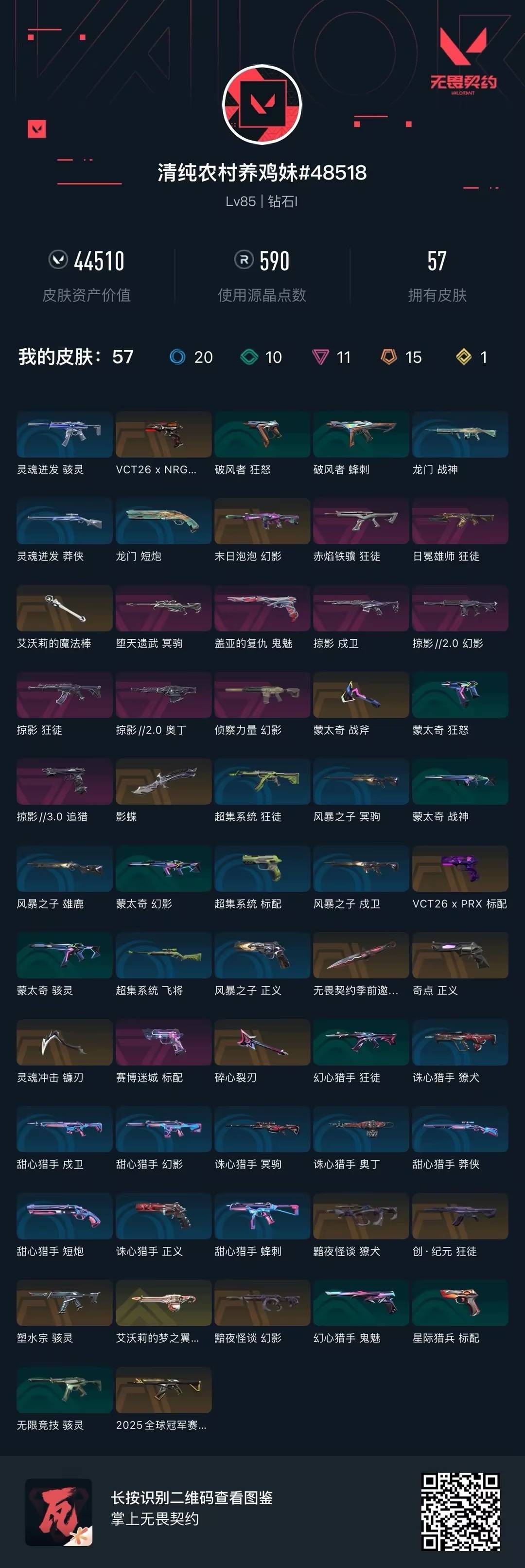 WWQLX428030无畏契约账号详情图5