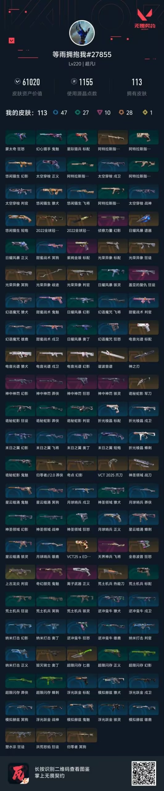 WWQLX428039无畏契约账号详情图7