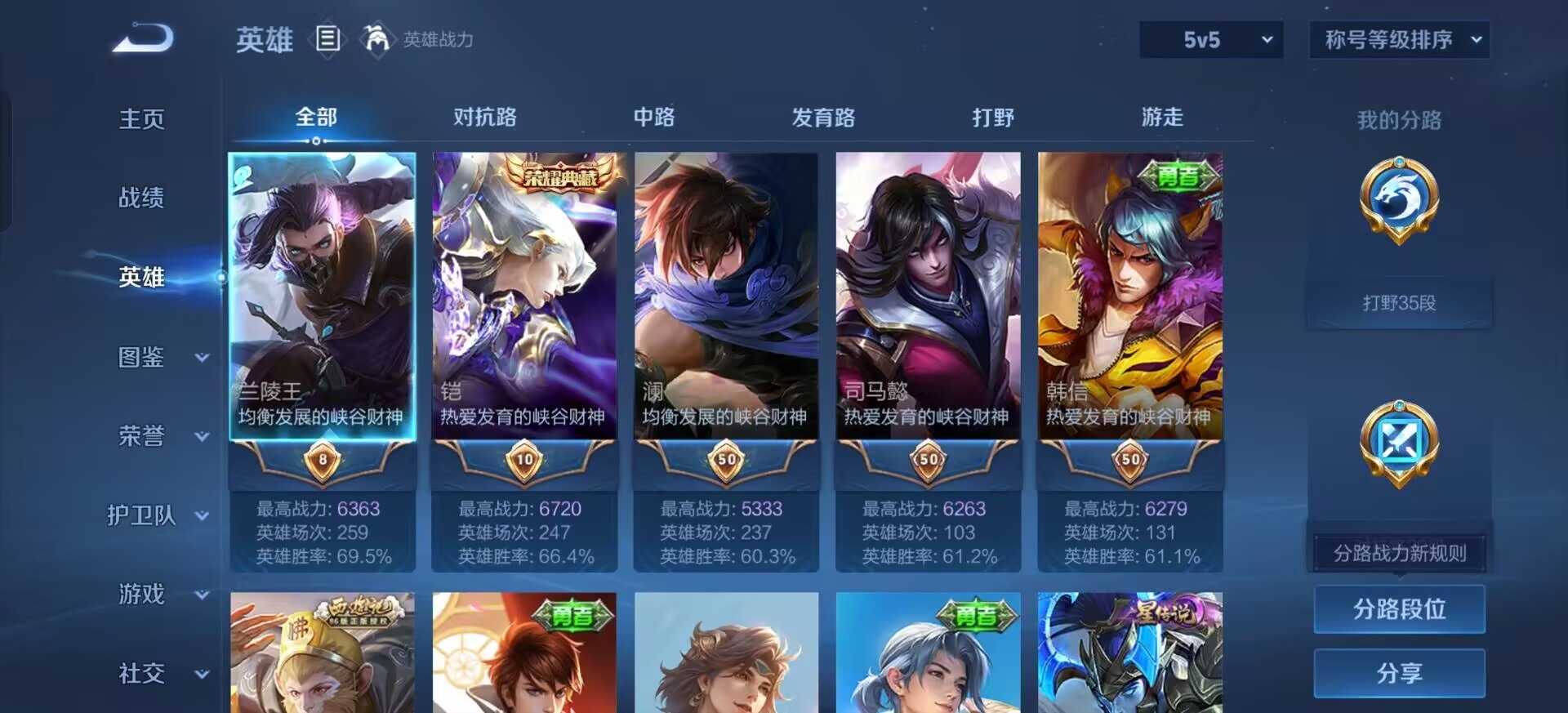 WZQM4265738王者荣耀账号详情图5 WZQM4265738王者荣耀账号详情图5