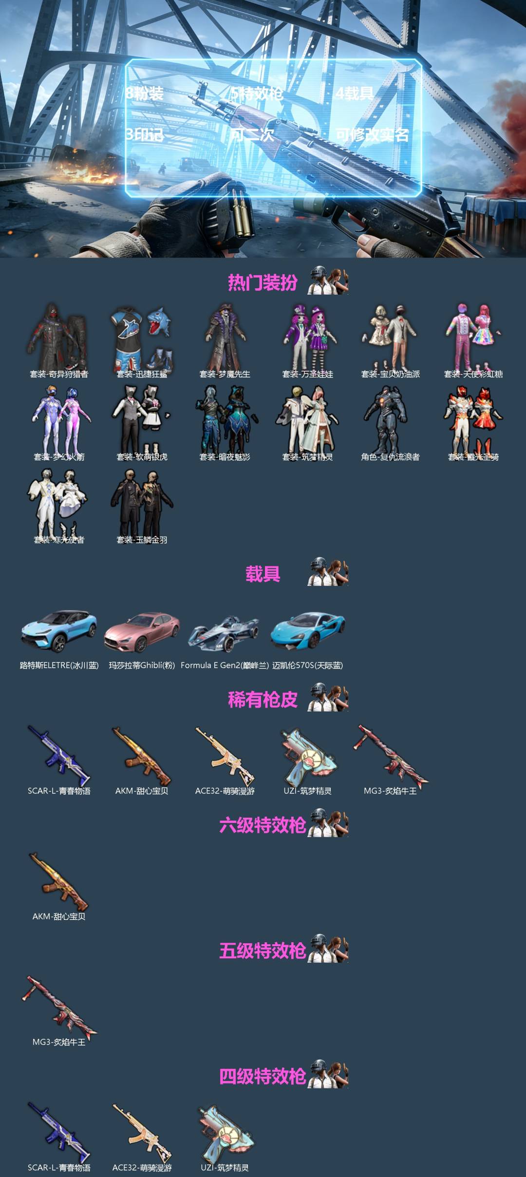 HPQM4150007和平精英账号详情图3