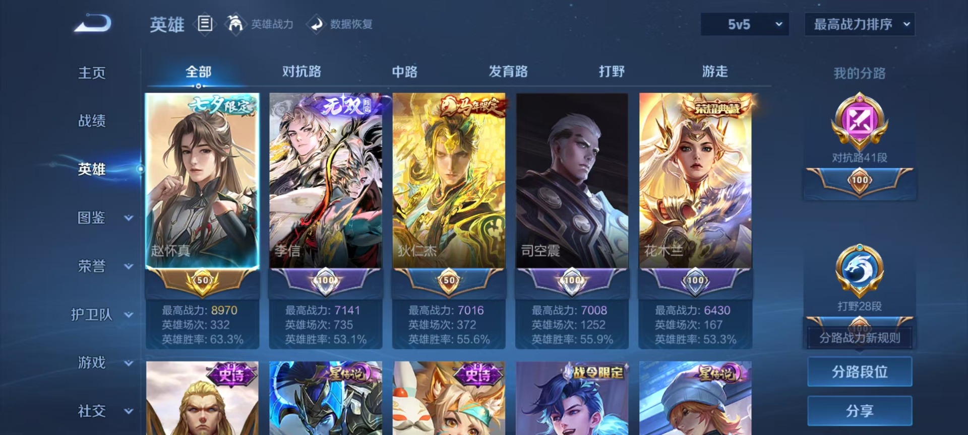 WZLX4285218王者荣耀账号详情图11