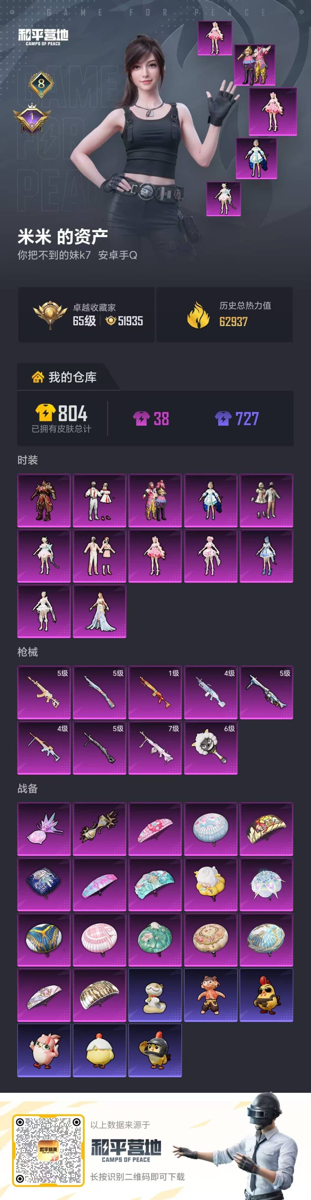 HPQM4174418和平精英账号详情图9