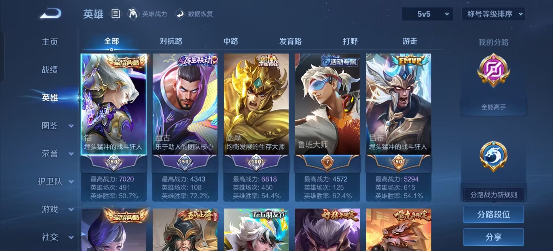 WZLX4270927王者荣耀账号详情图8