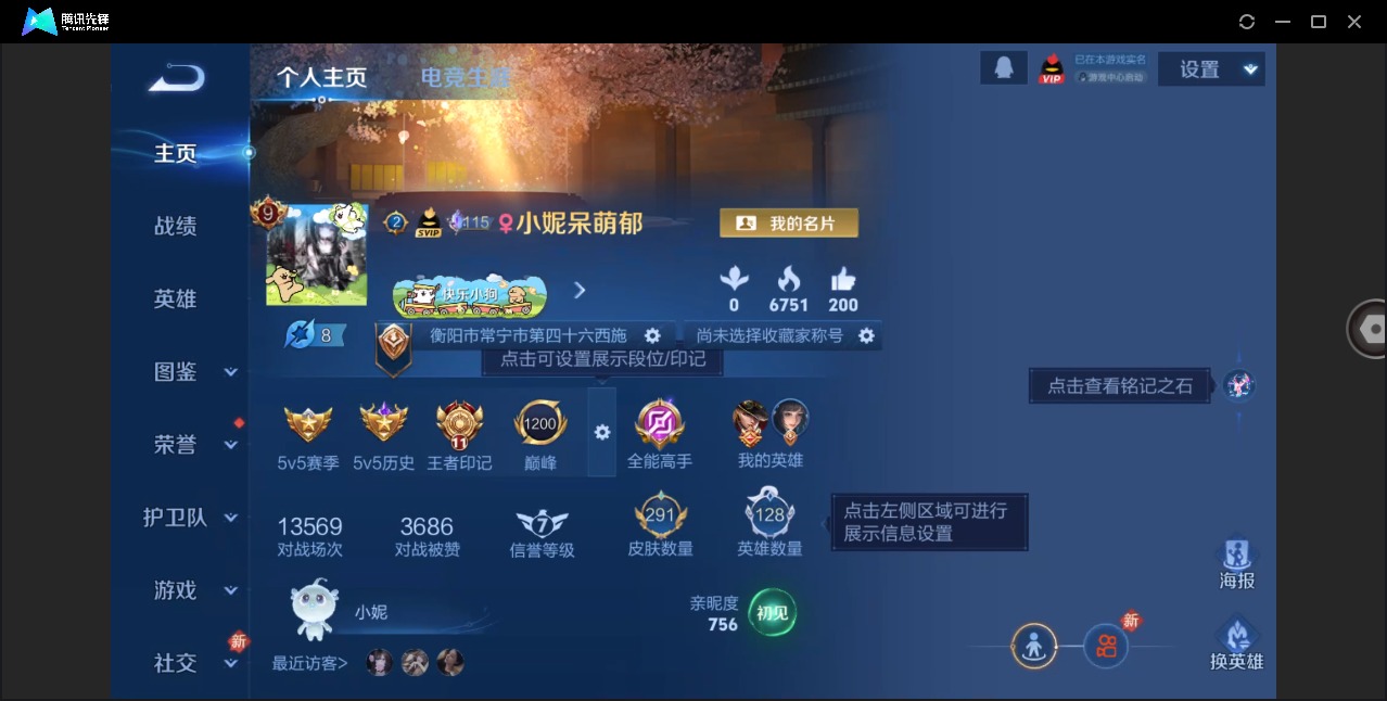 WZLX4304811王者荣耀账号详情图4