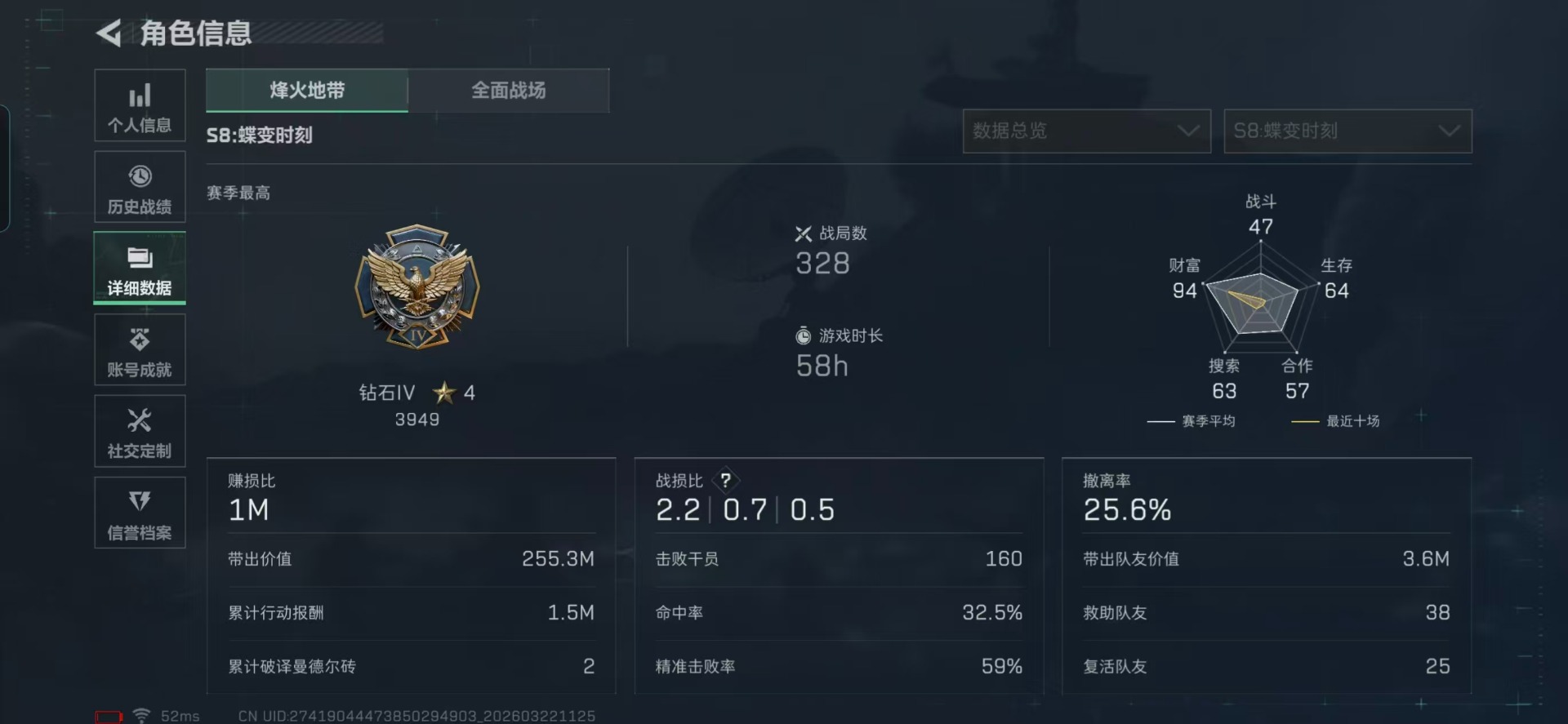 SJZQM497558三角洲行动账号详情图25