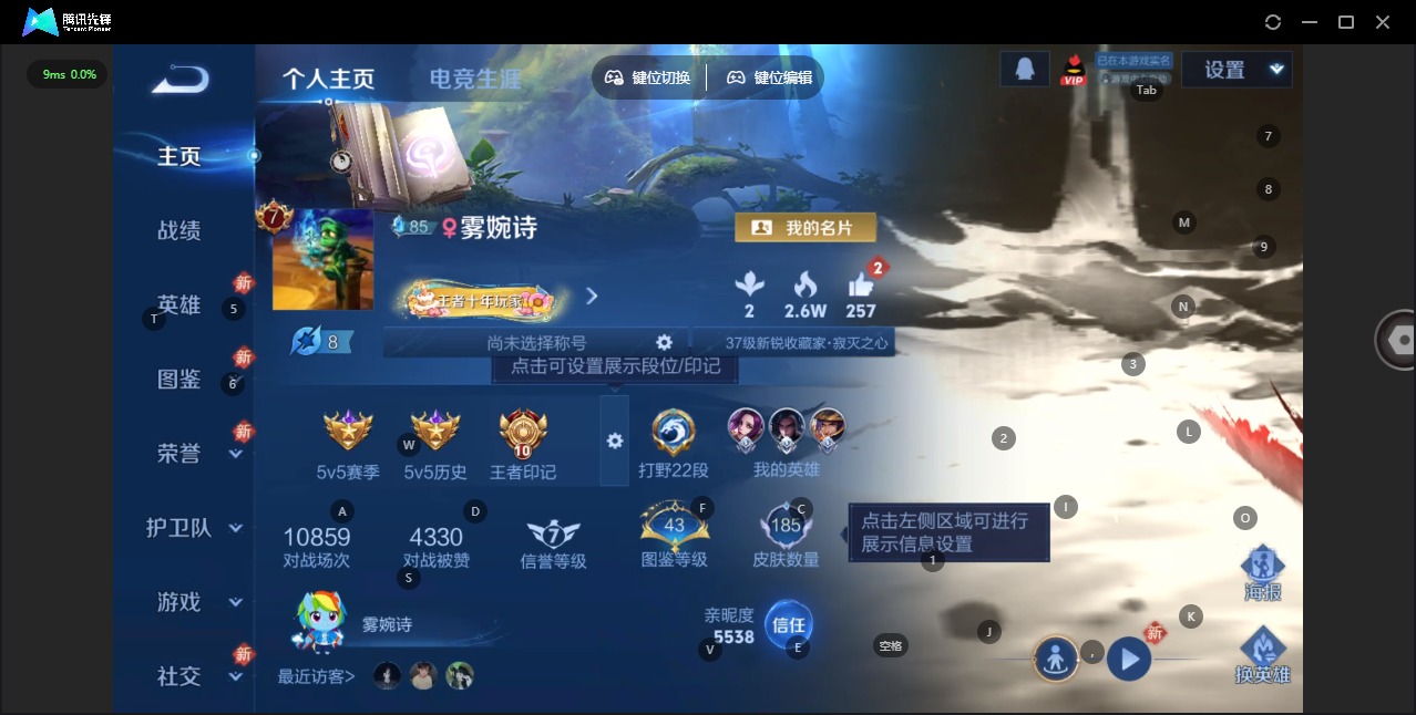 WZLX4286037王者荣耀账号详情图3