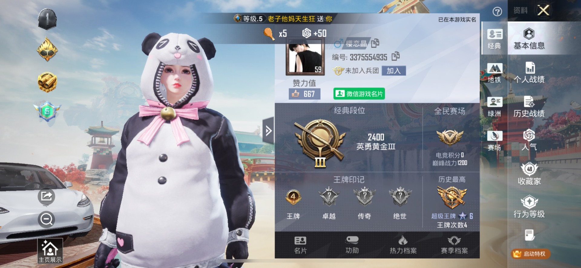 HPLX4162340和平精英账号详情图20