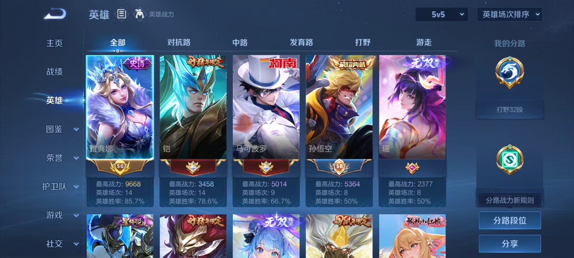 WZQM4269766王者荣耀账号详情图13