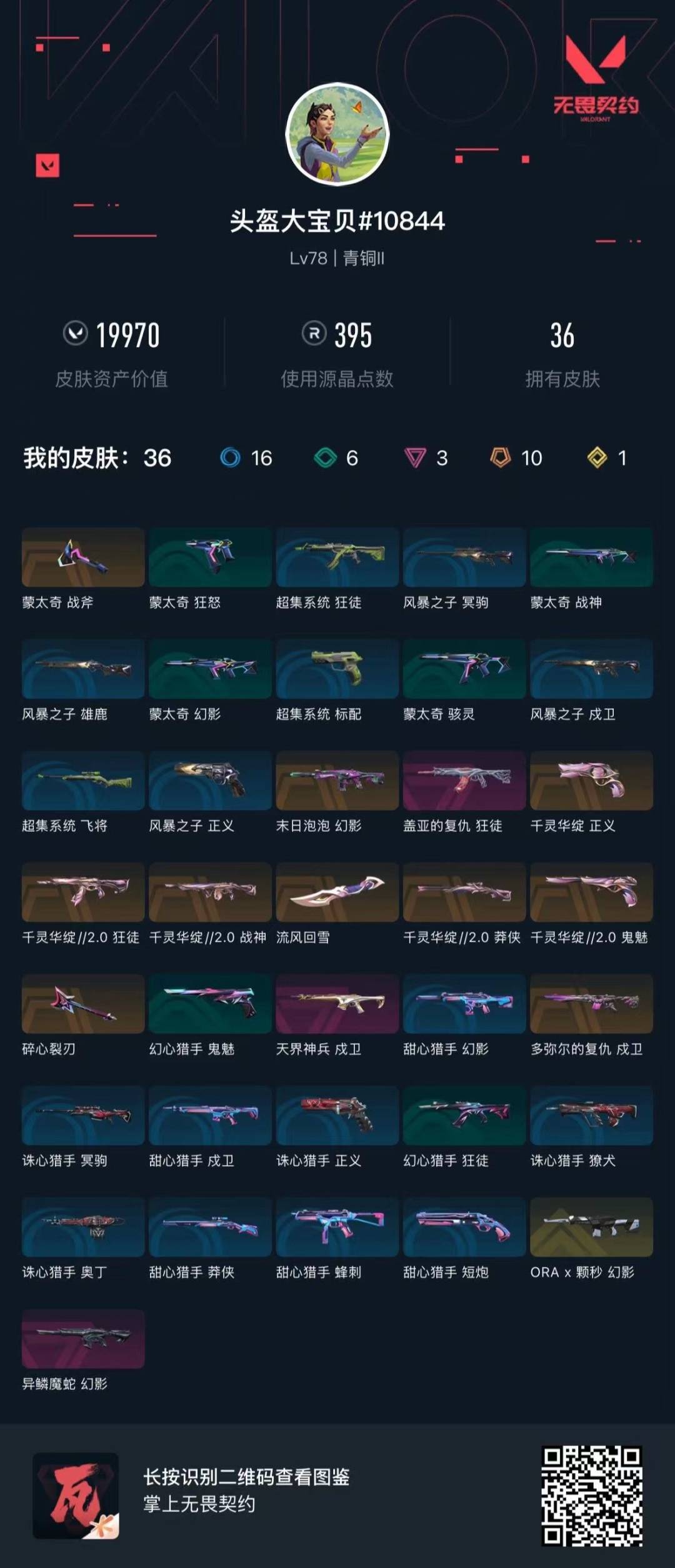 WWQLX426231无畏契约账号详情图5