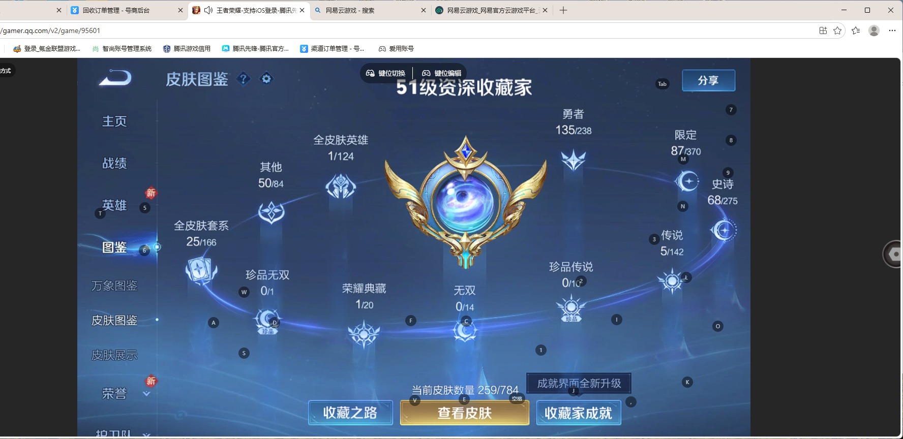 WZQM4270219王者荣耀账号详情图8