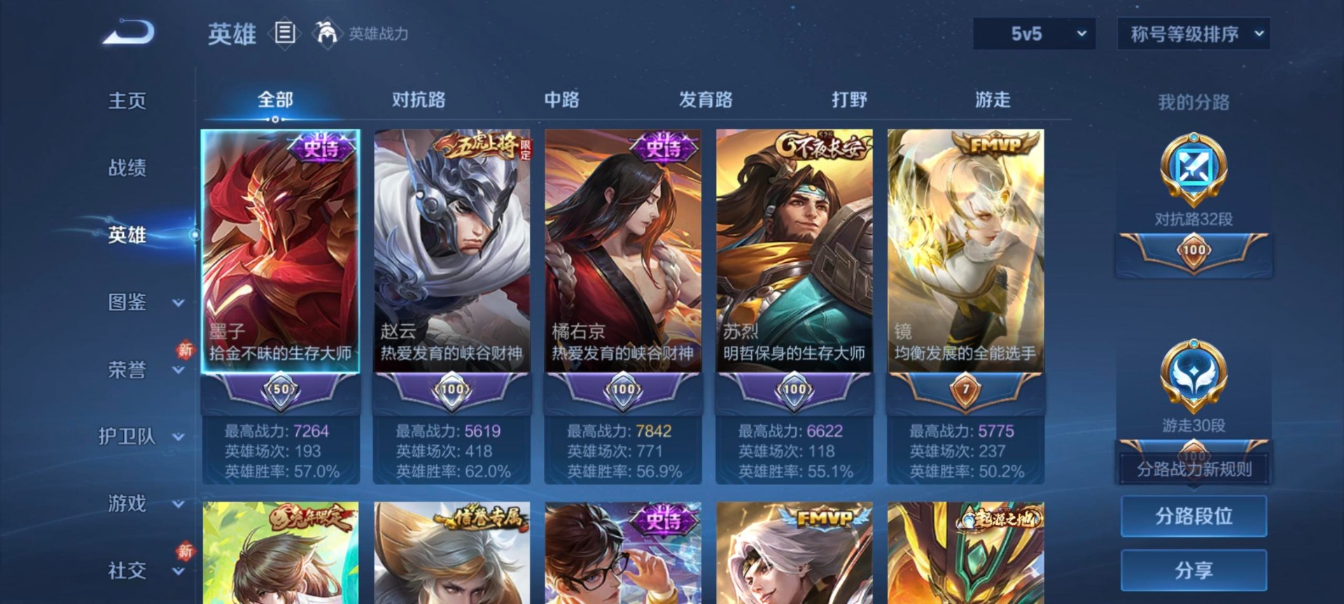 WZLX4287127王者荣耀账号详情图3