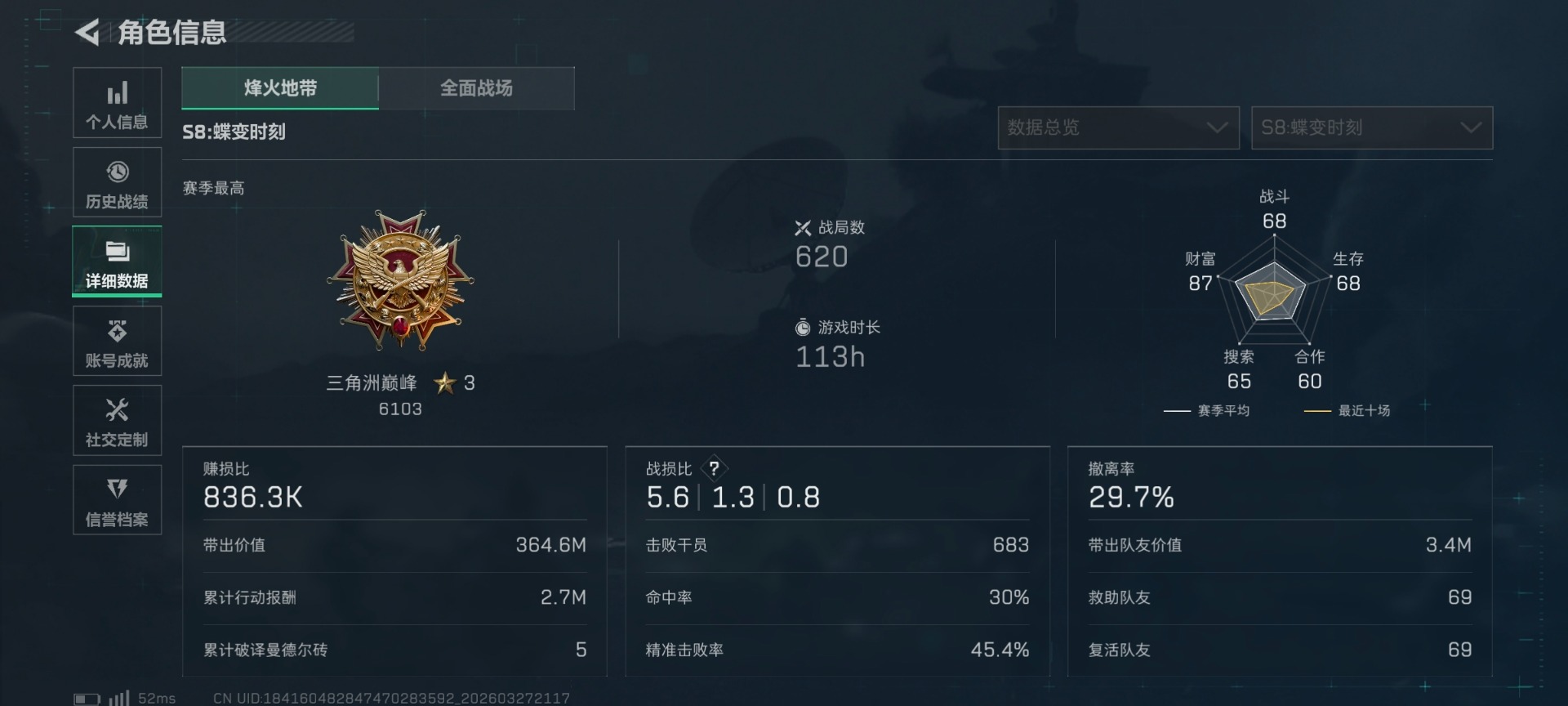 SJZQM498188三角洲行动账号详情图30 SJZQM498188三角洲行动账号详情图30