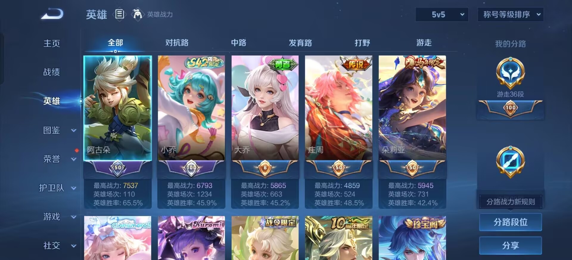 WZLX4274358王者荣耀账号详情图7