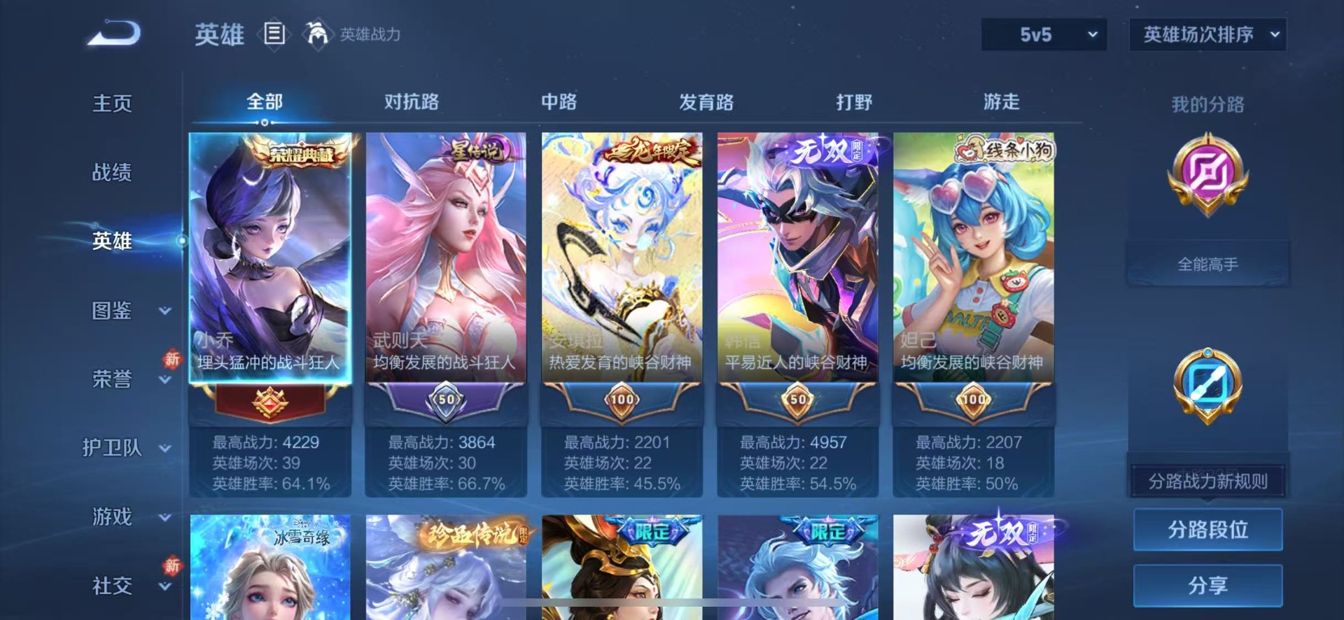 WZLX4274384王者荣耀账号详情图23