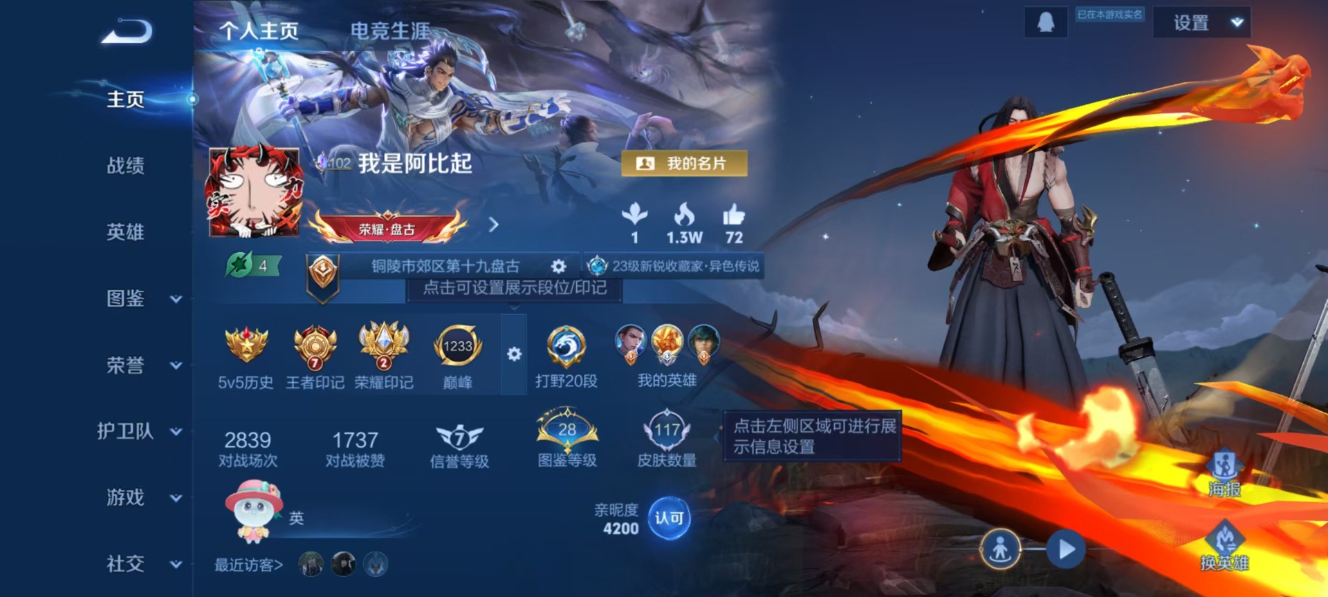 WZLX4276087王者荣耀账号详情图2