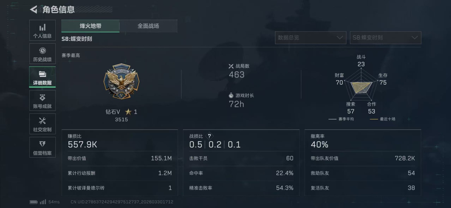 SJZQM486678三角洲行动账号详情图8