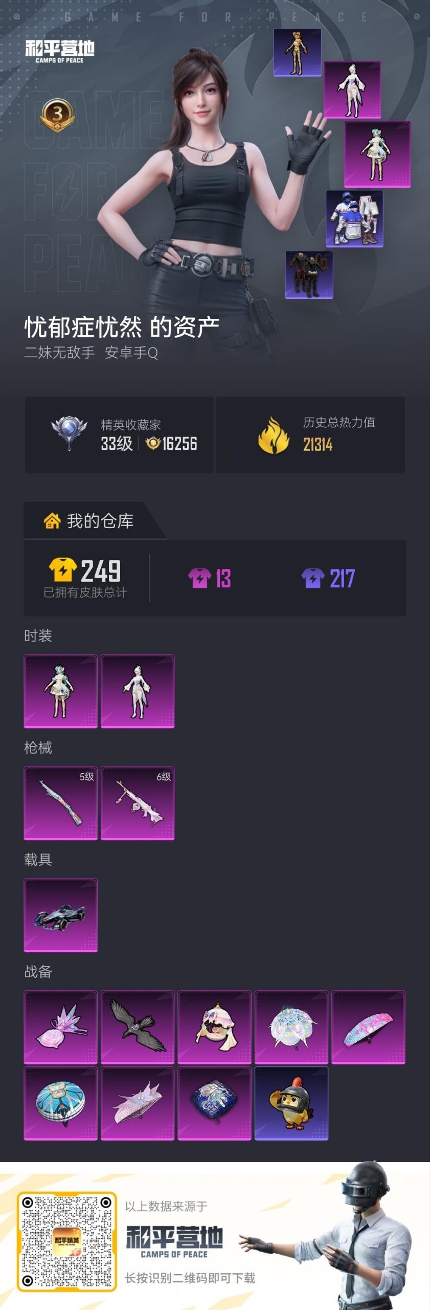 HPLX4165922和平精英账号详情图5