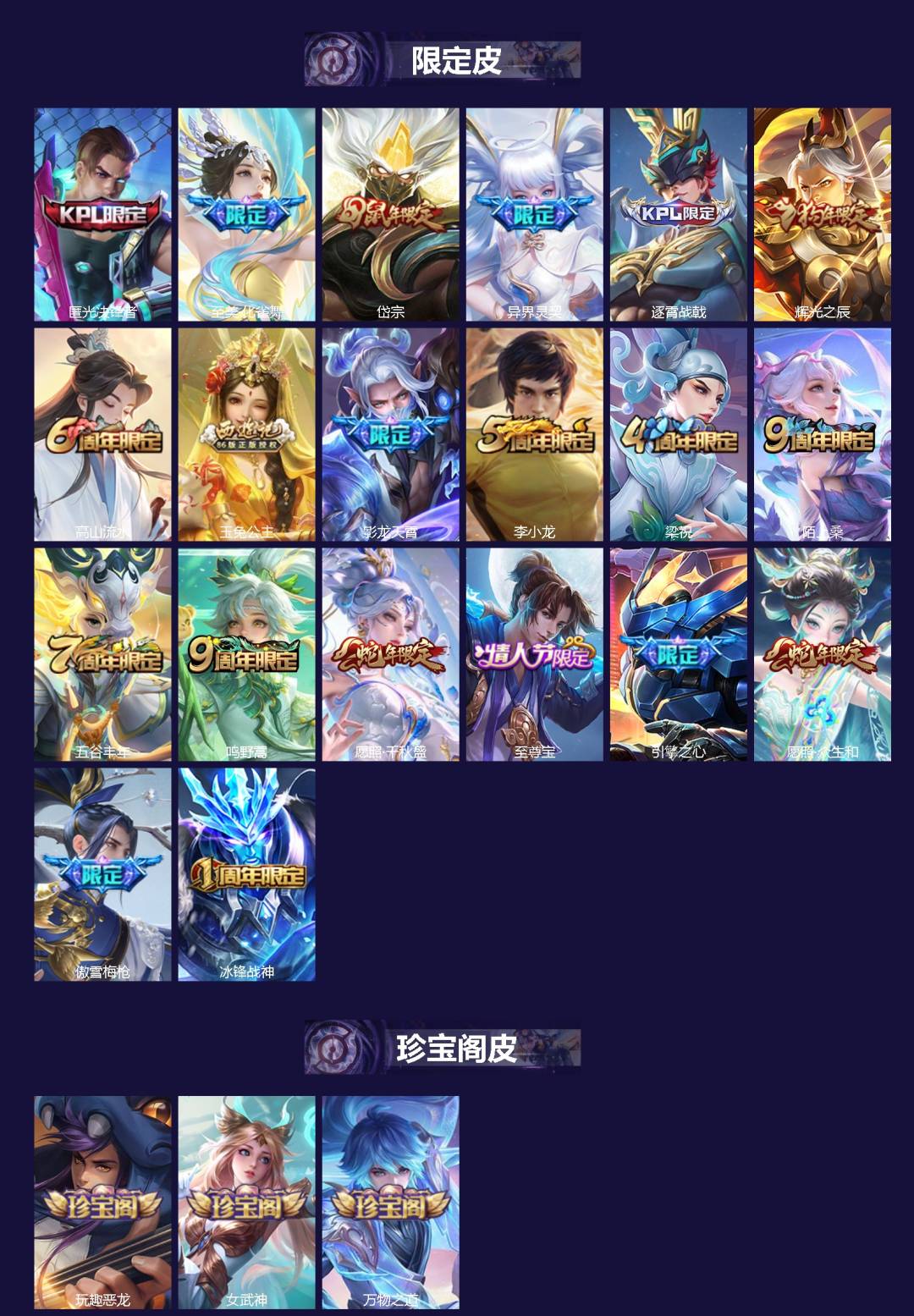 WZLX4276677王者荣耀账号详情图2 WZLX4276677王者荣耀账号详情图2