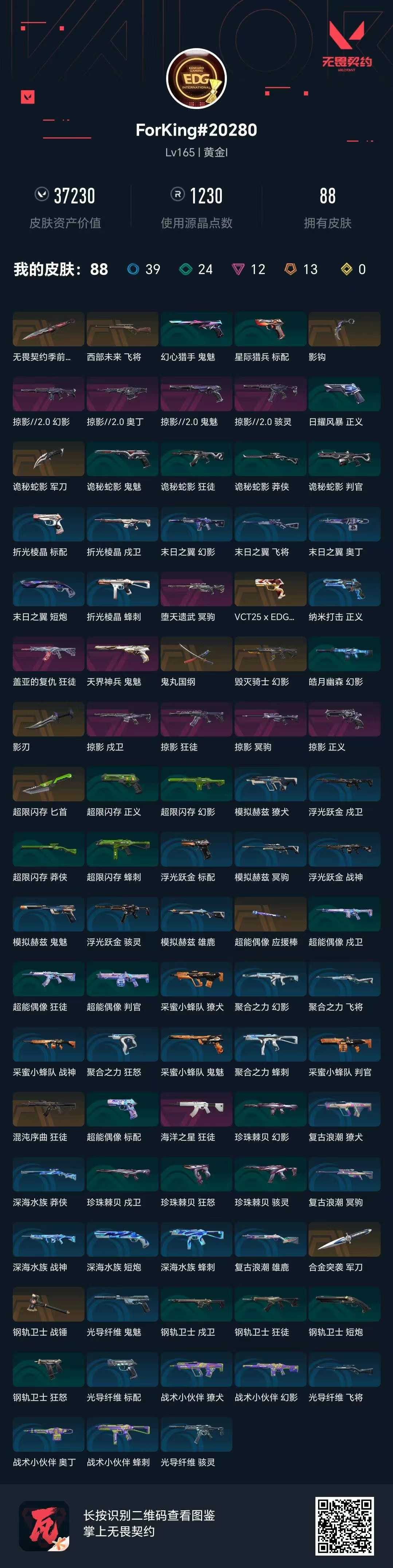 WWQLX427294无畏契约账号详情图7